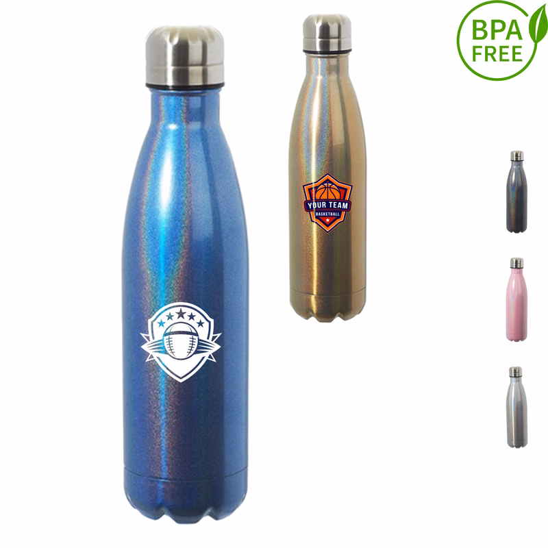 17 oz. BPA free Iridescent Insulated Sports Water Bottle