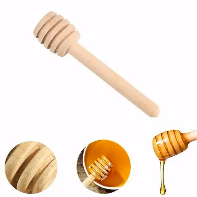 Wooden Honey Dipper Stick