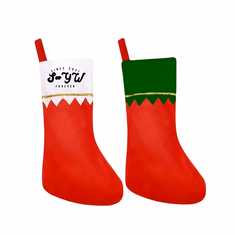 Non-woven Christmas Stocking Treat Bag