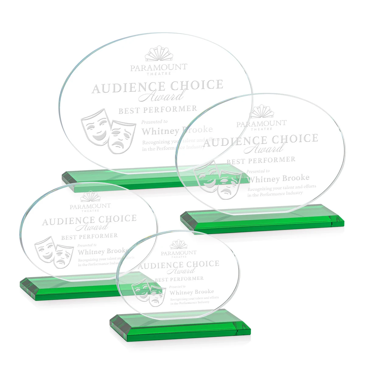 Austin Award (Horiz) - Green 1
