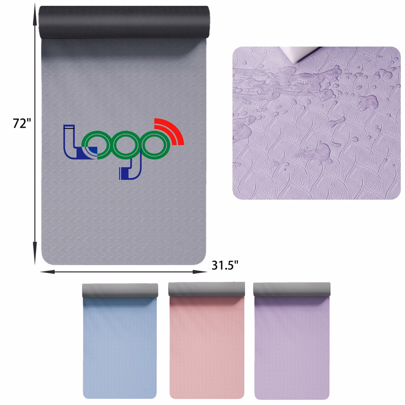MOQ 30 PCS Comfortable 6MM TPE Yoga Mat