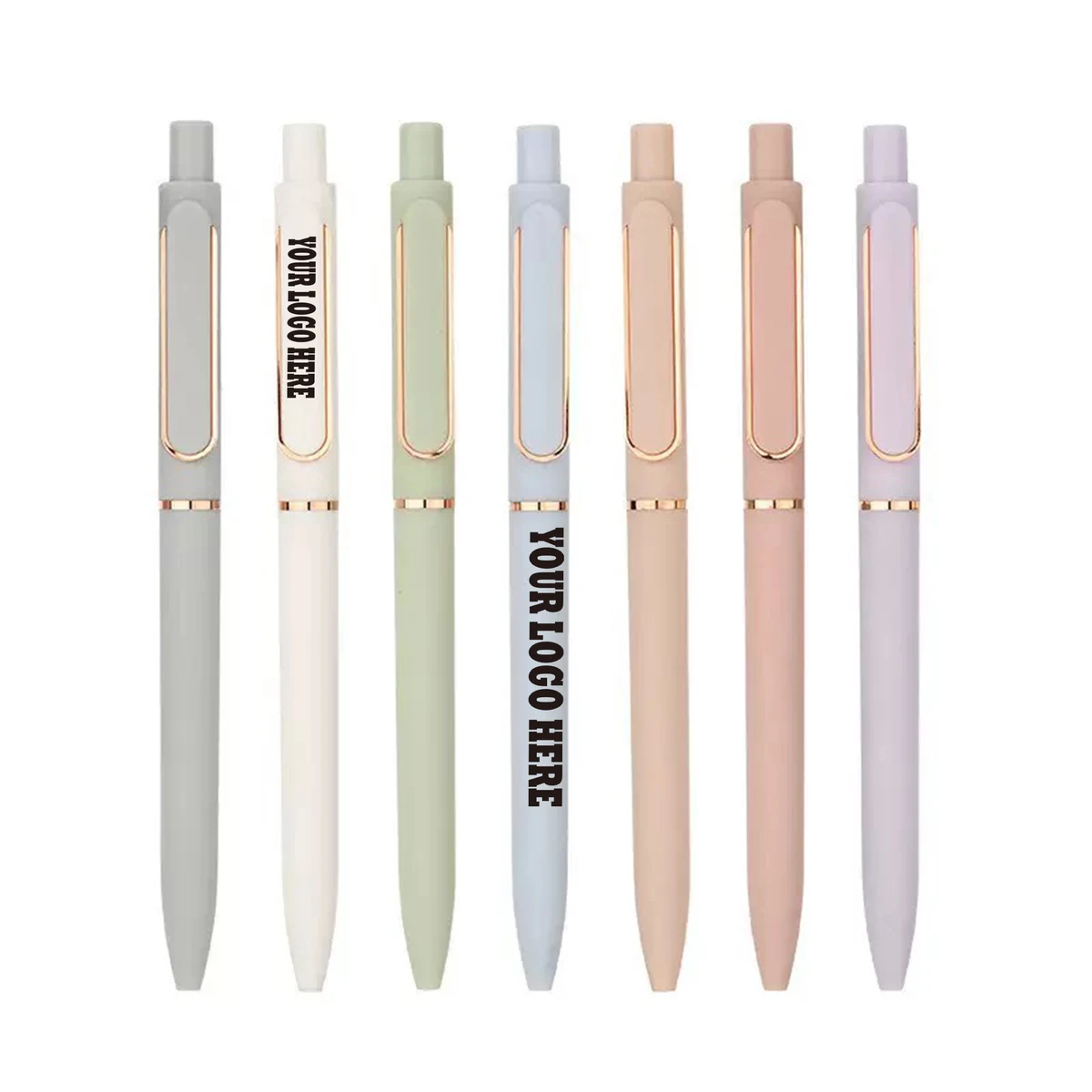Matte Soft Rubber Coated Ballpoint Pens MOQ 10pcs 1