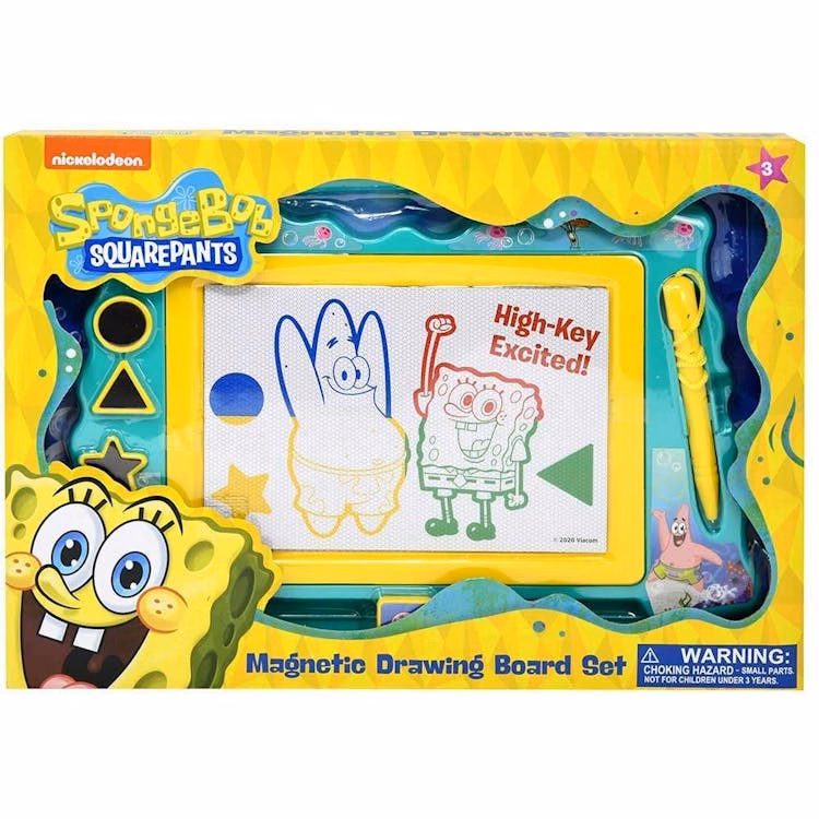 Spongebob Squarepants Magnetic Drawing Board 14" x 1" x 10"