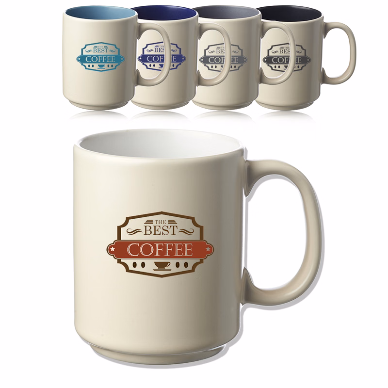 13oz. Matte Two Tone Coffee Mug