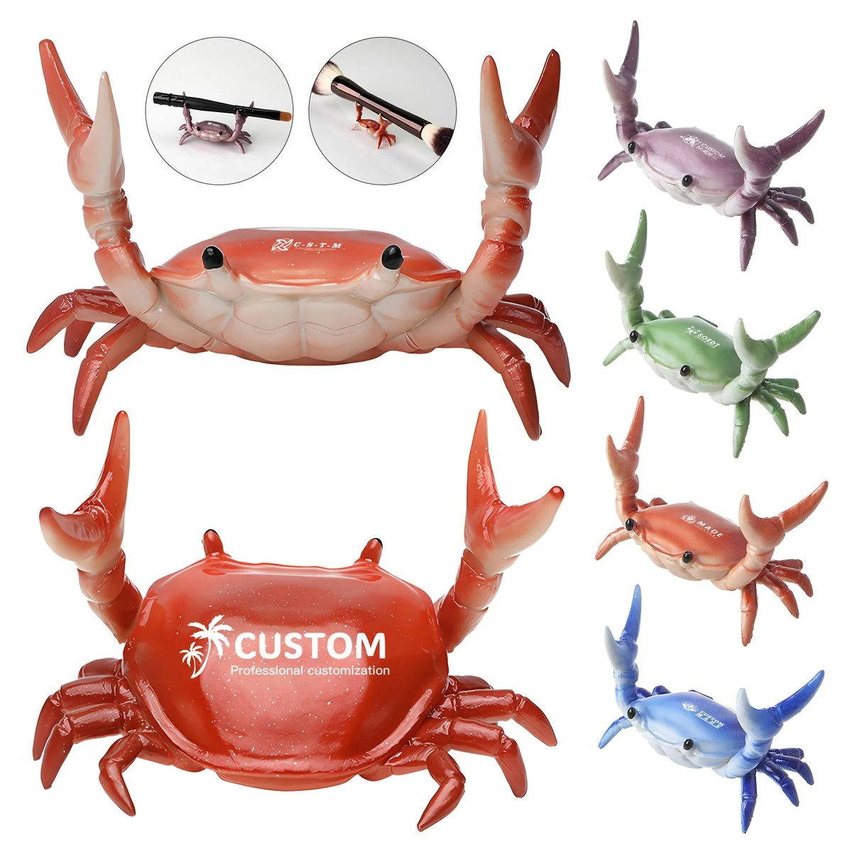 Creative Crab Shaped Pen Holder 1