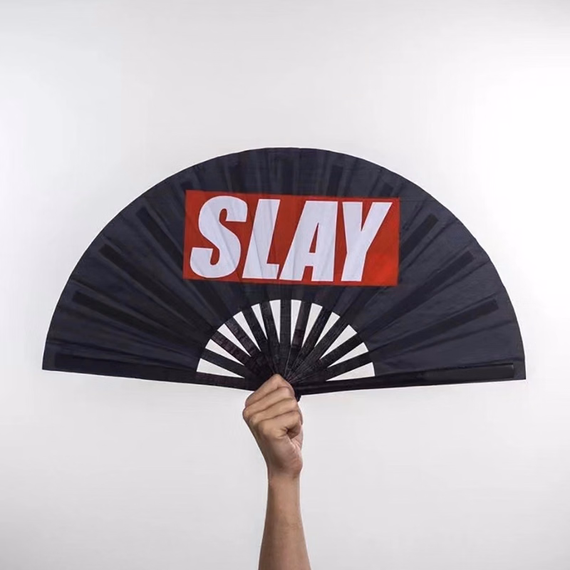 10"Plastic Frame Crafted Folding Fan