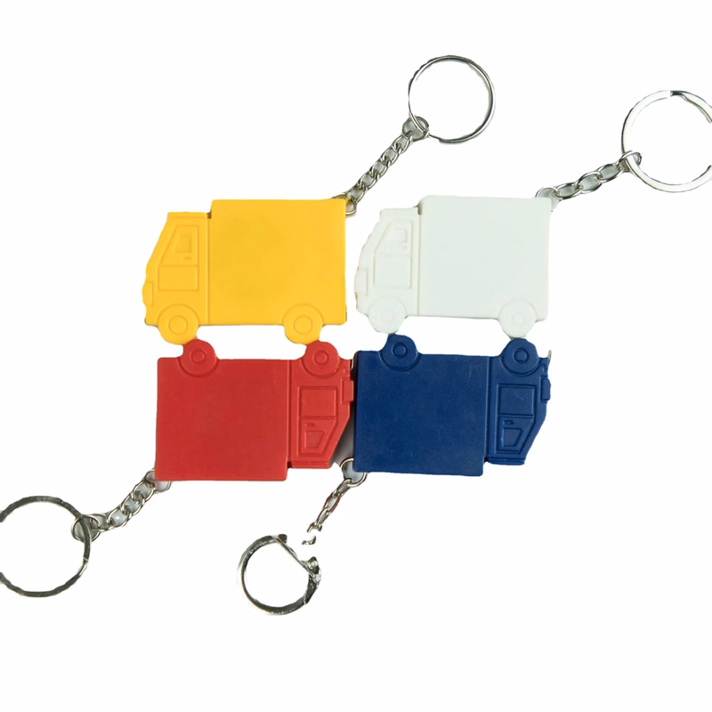 Mini Truck Shape Tape Measure with Keychain