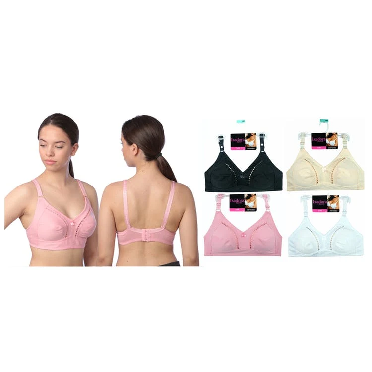 Women's Full Figure Bras - Assorted Color 34B-38C Minimizer Wireless 1
