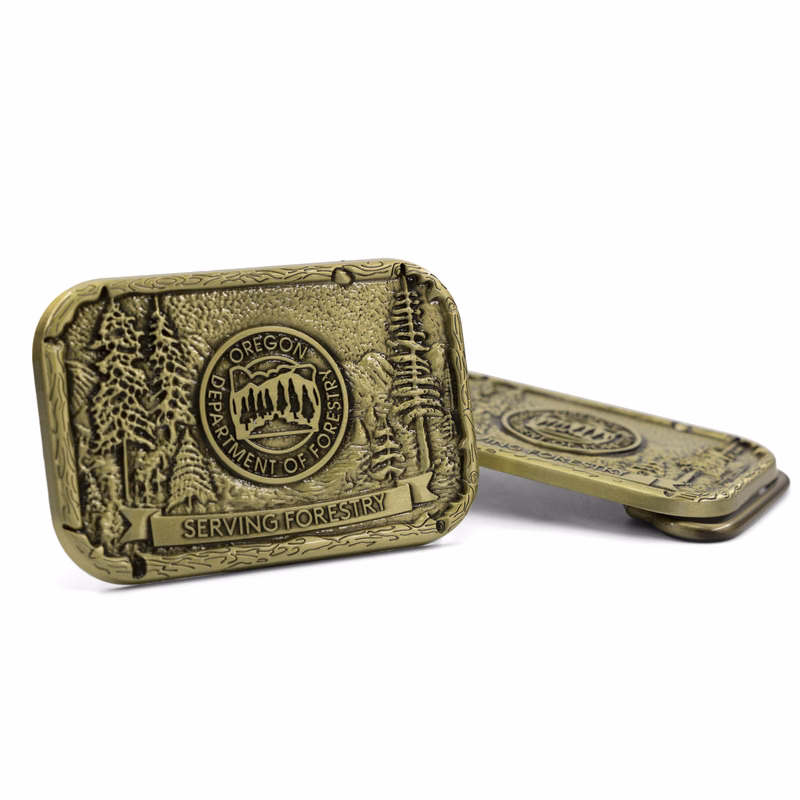 Custom Die Cast Belt Buckles 3-D