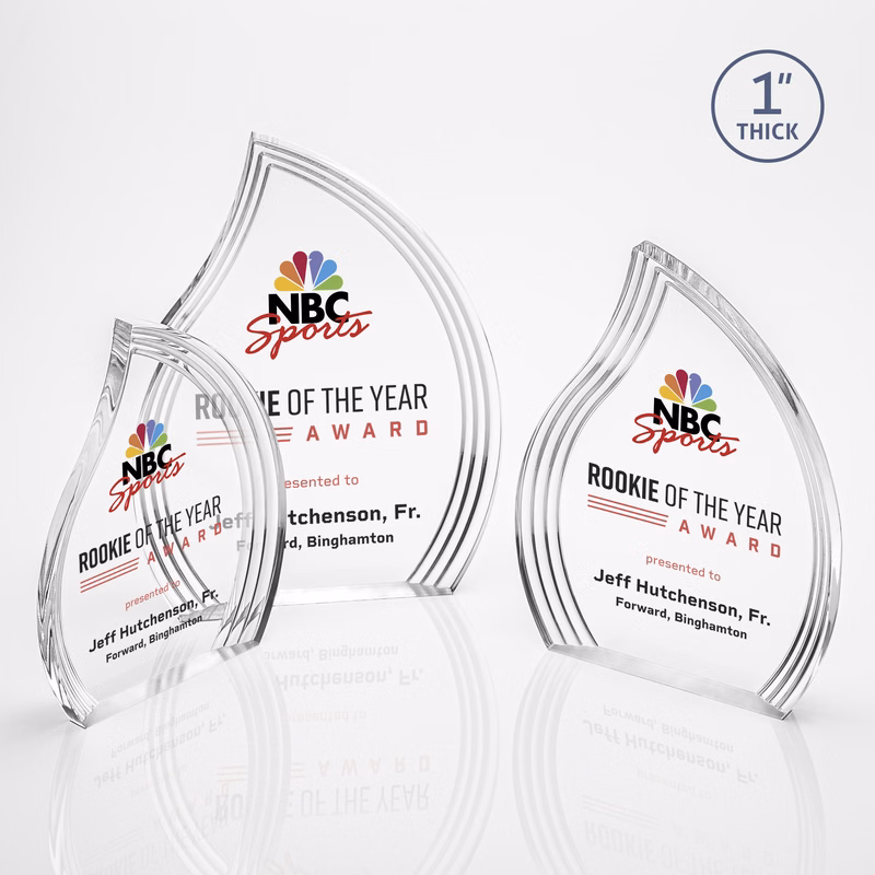Tidworth Flame VividPrint™ Award -  Clear