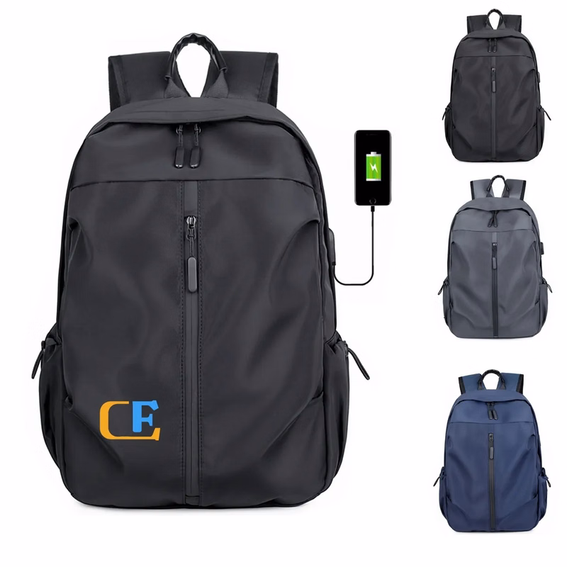 Waterproof Travel Laptop Backpack with USB Charging Port