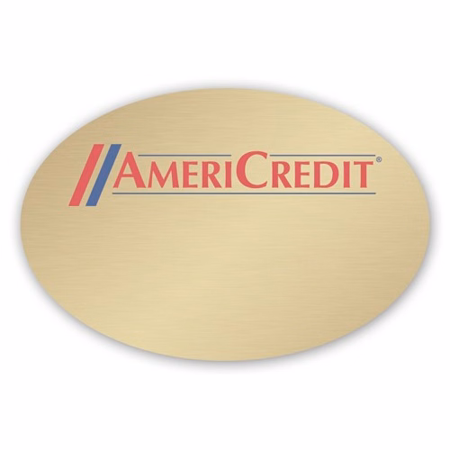 Laminated Name Badge (2"x3") Oval