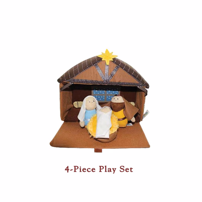 Plush Nativity Sets - 4 Pieces