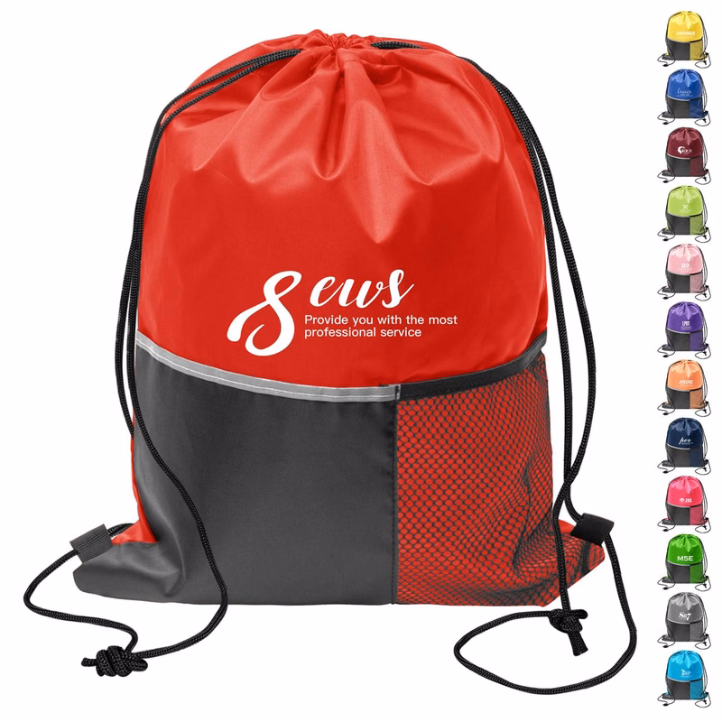210D Polyester Drawstring Backpack