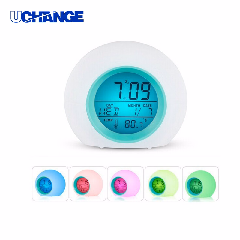 Color Changing LED Digital Alarm Clock