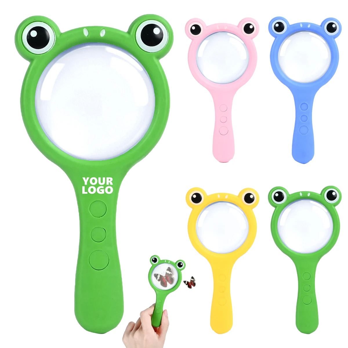 Frog-Shaped Kids Handheld Magnifier 1