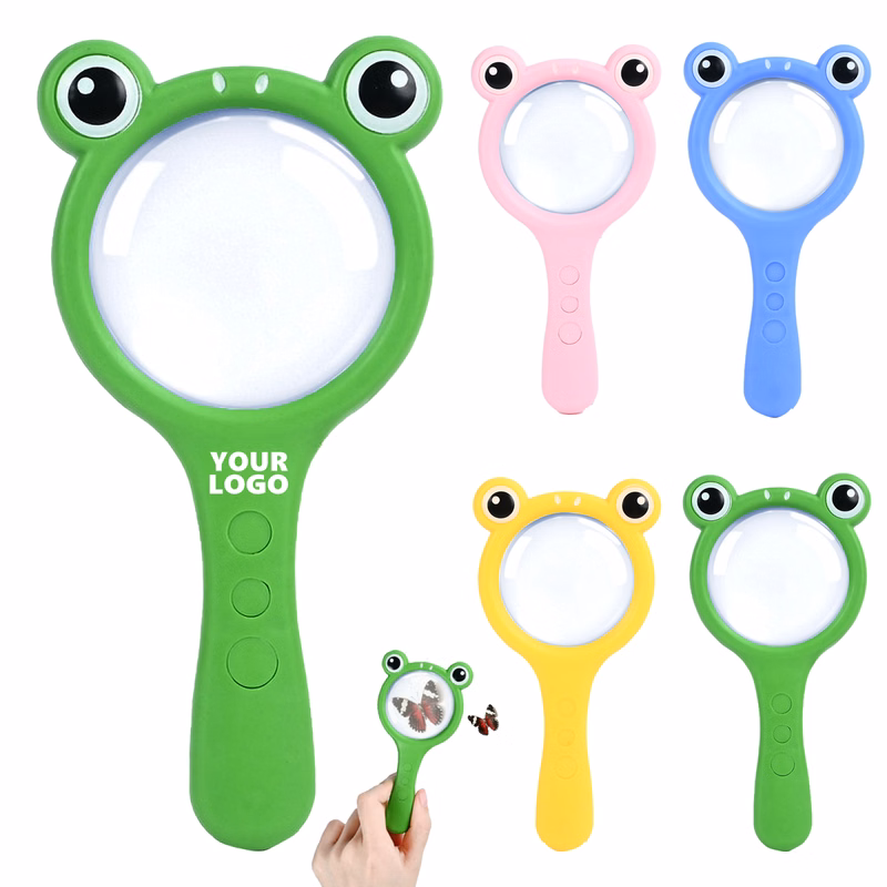 Frog-Shaped Kids Handheld Magnifier