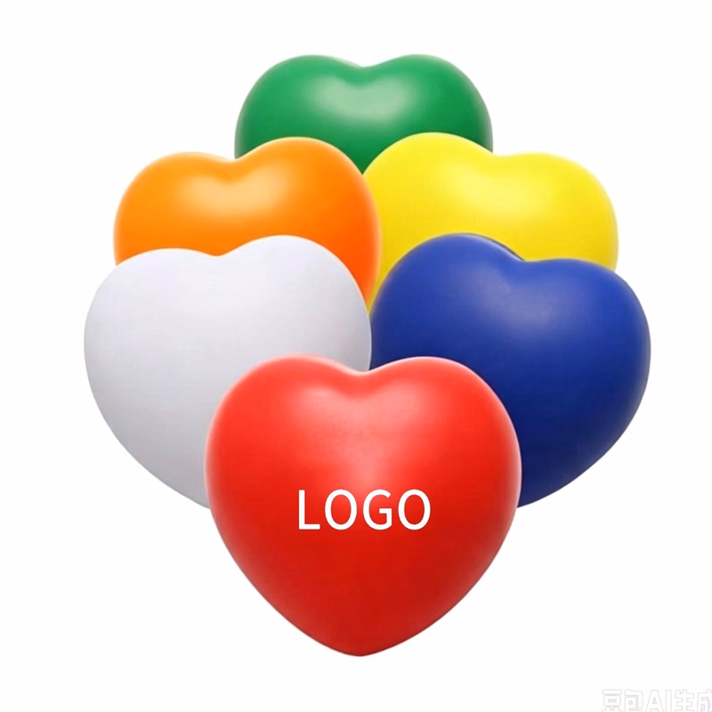 PU Heart Squeeze Ball