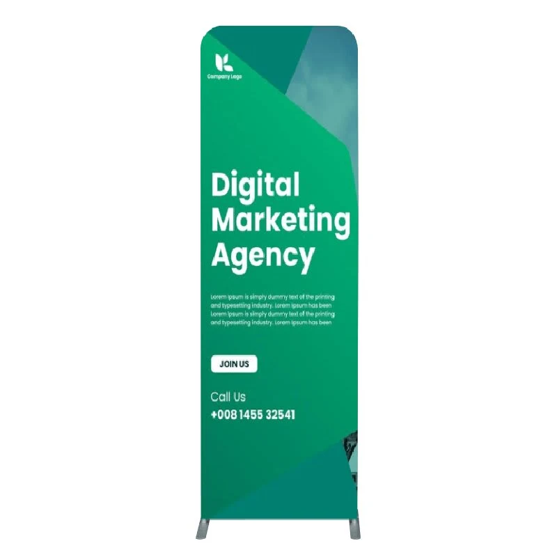 Fabric Banner Stand (Round Corners) 1