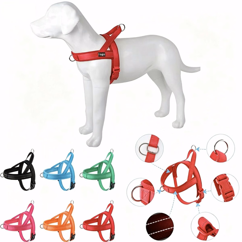 Custom Logo Breathable Mesh Pet Harness