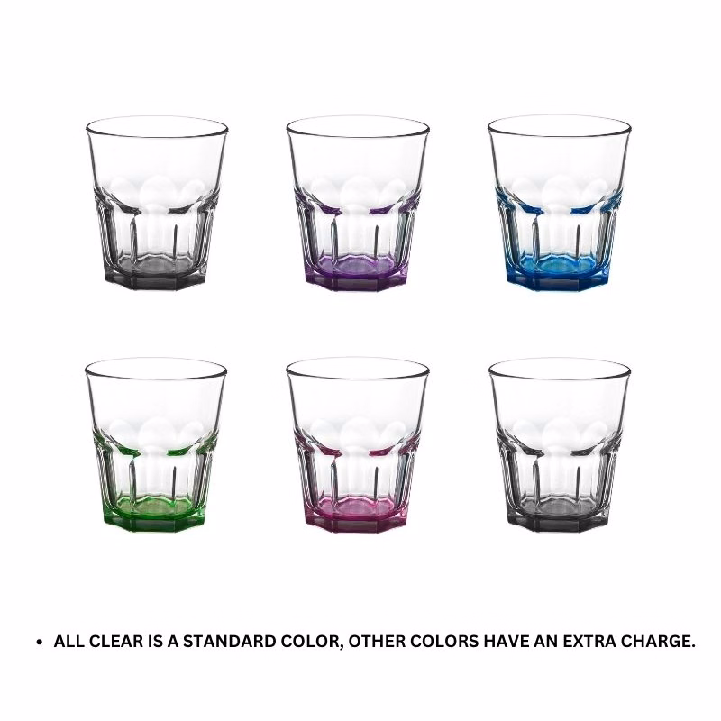 Hexagon Whiskey Glass, 12.5 oz.
