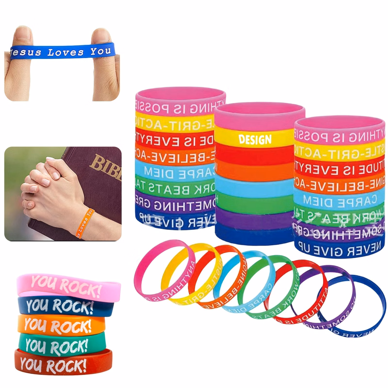 Rubber Wristbands Silicone Bracelets