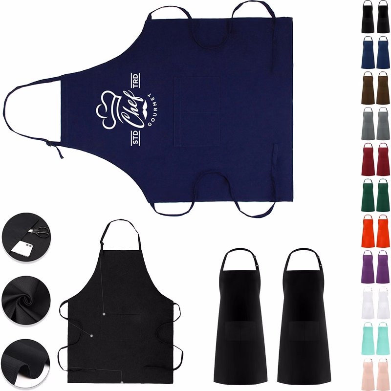 MOQ 10pcs Versatile Polyester Apron