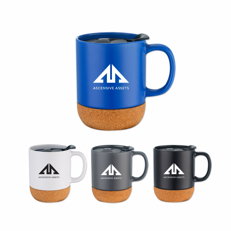 12 Oz. Mug and Cork Base and Lid