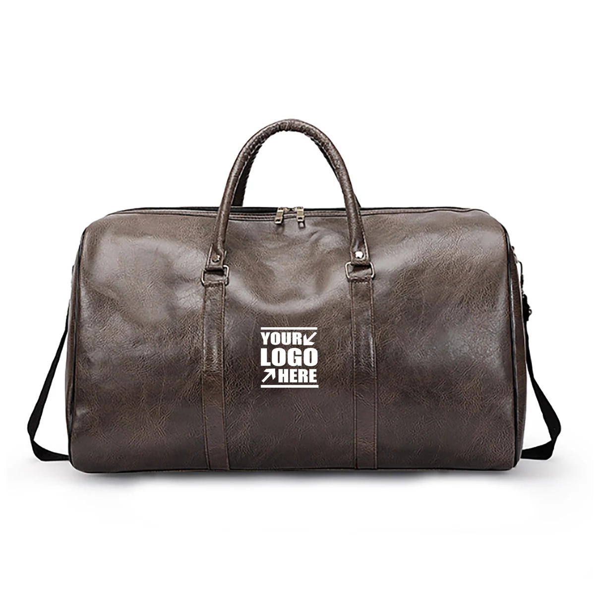 Sport Pu Leather Gym Duffle Travel Bag 1