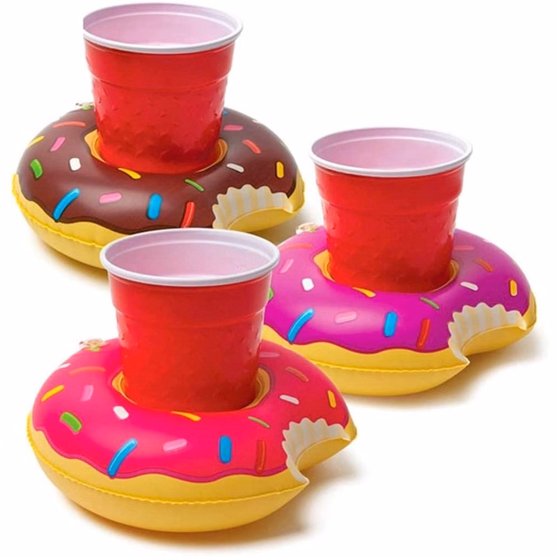 PVC Donuts Floating Coasters