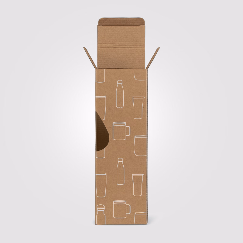Craft Paper Gift Box for Drinkware