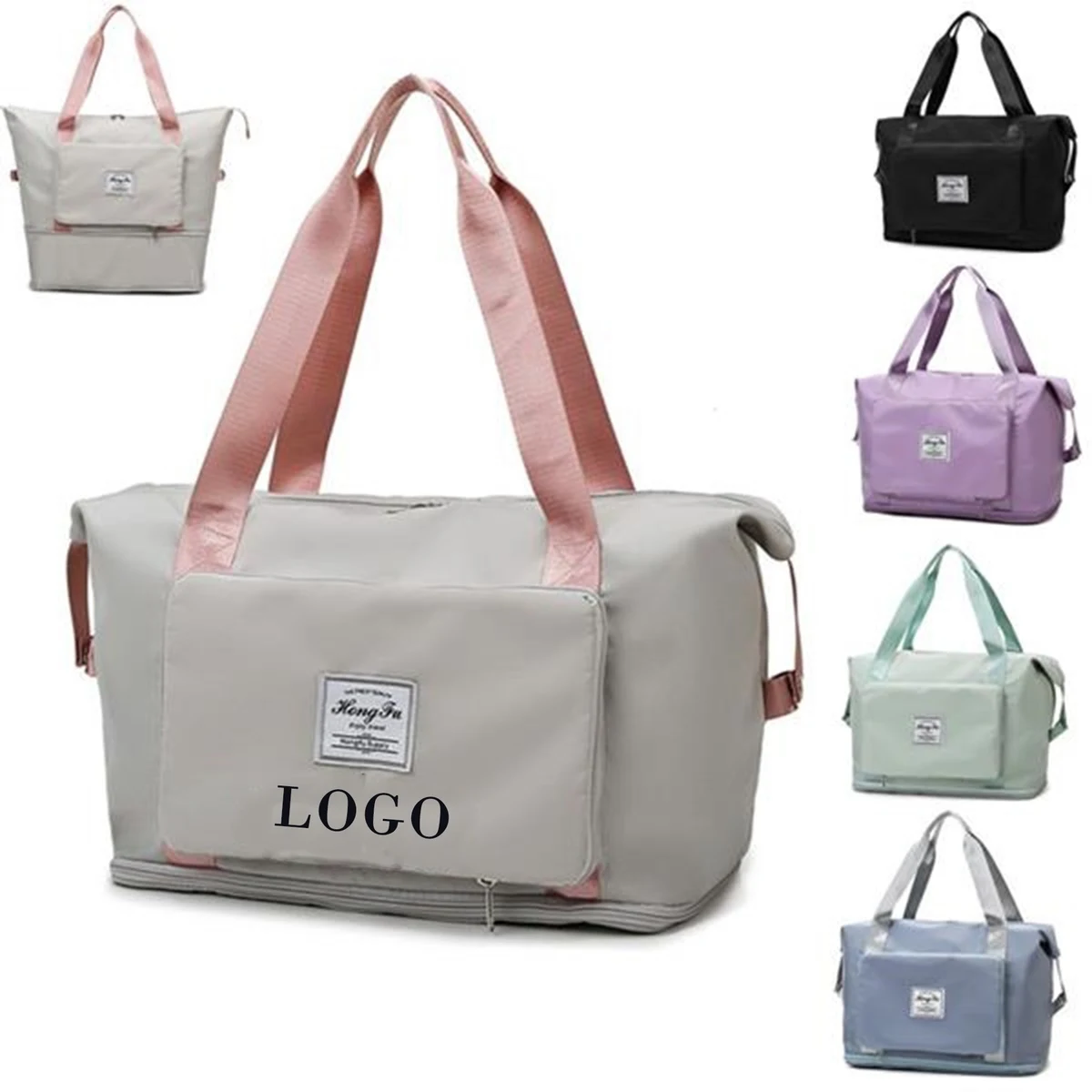 Folding Travel Handbag Tote Bag 1