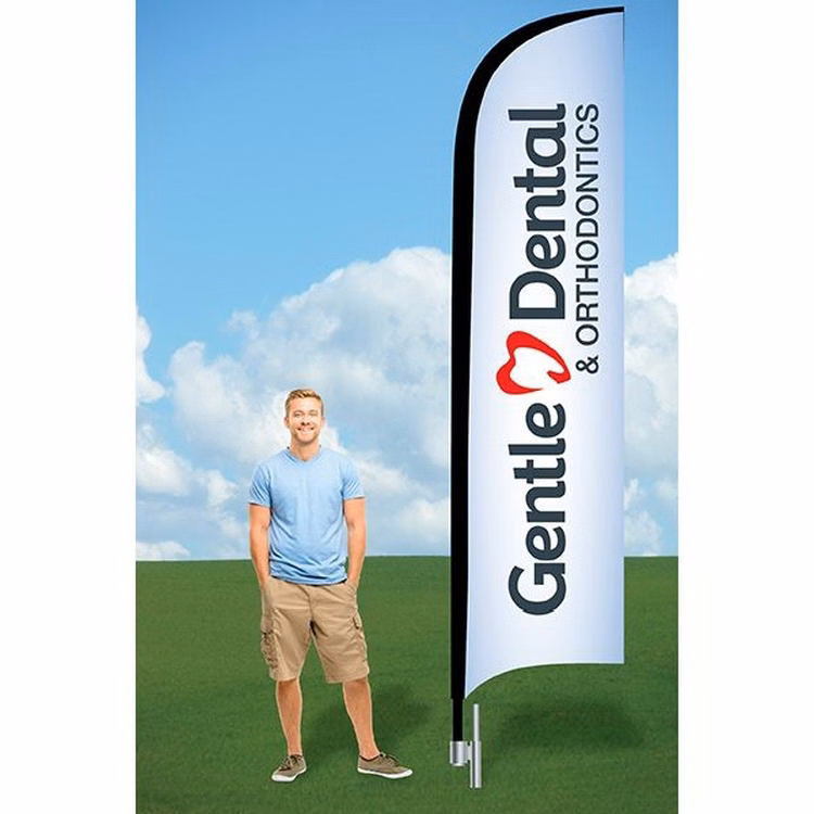 11ft Wind Flag with Ground Stake-Double