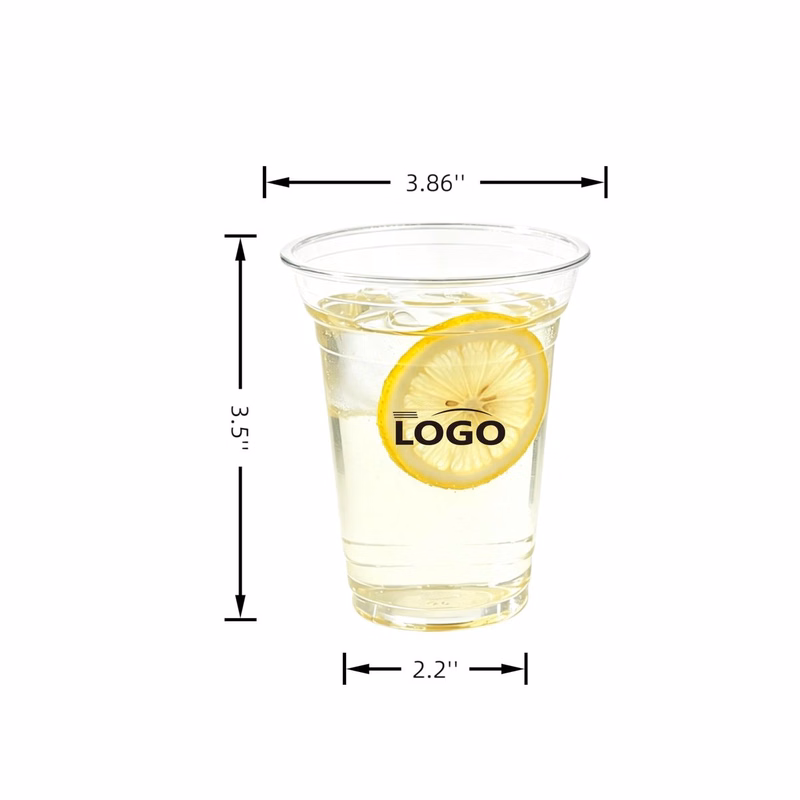 12oz Clear Plastic Tumbler