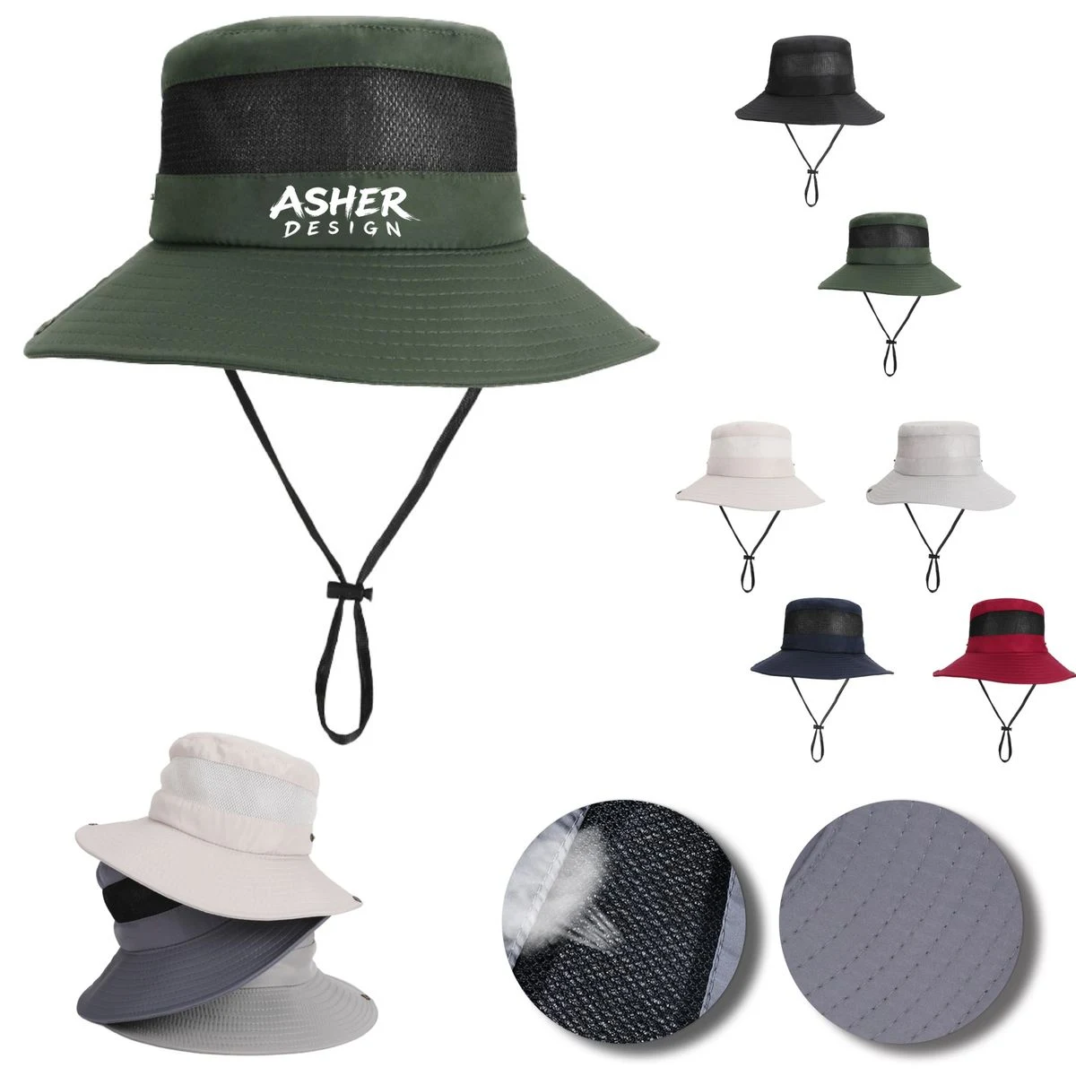 Unisex Outdoor Fishing Bucket Hat, Hiking & Camping 1