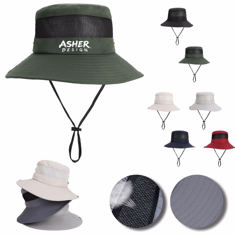 Unisex Outdoor Fishing Bucket Hat, Hiking & Camping