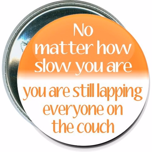 No matter how slow you are, Sports Button