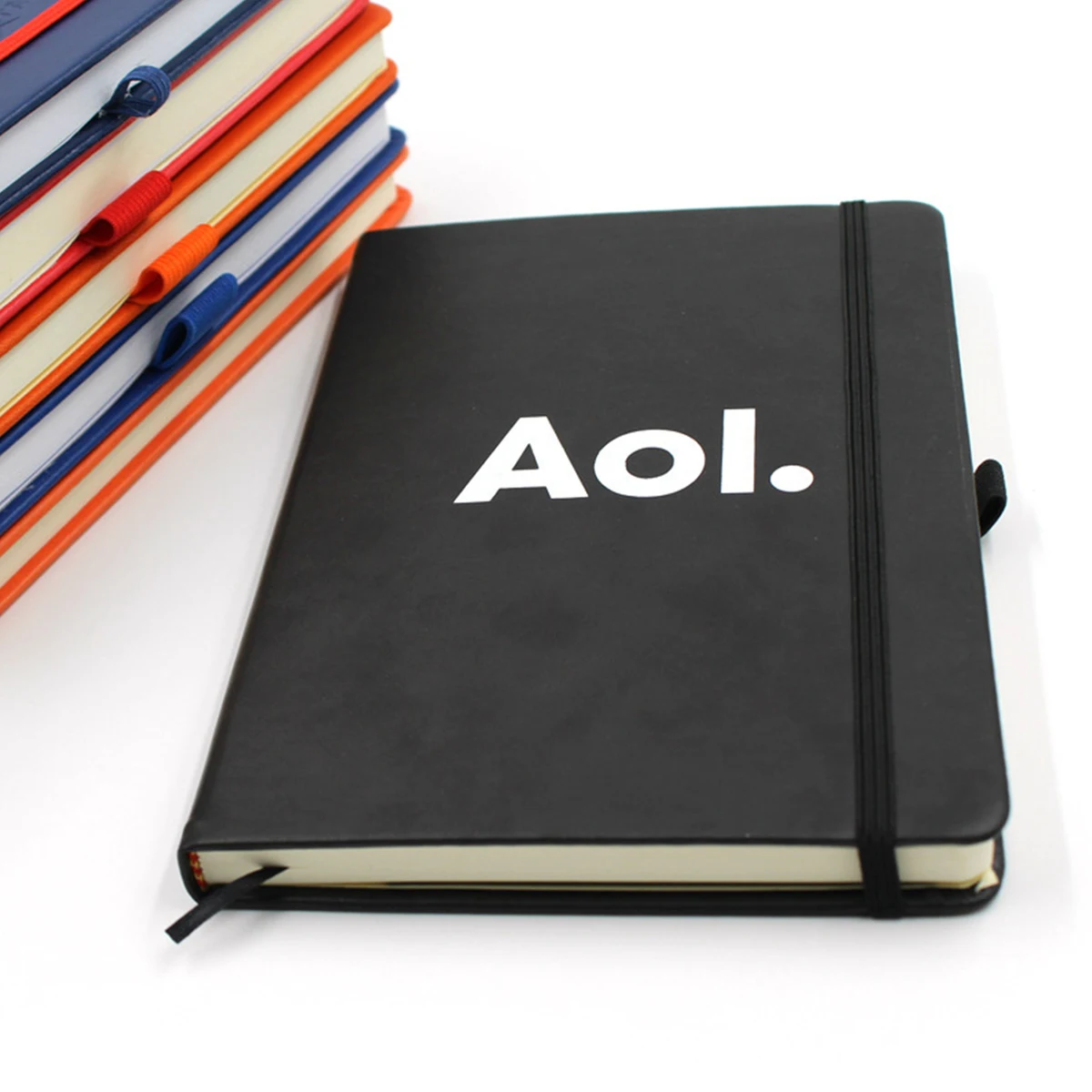 Portable A5 PU Leather Premium Hard Cover Strap Notebook 1