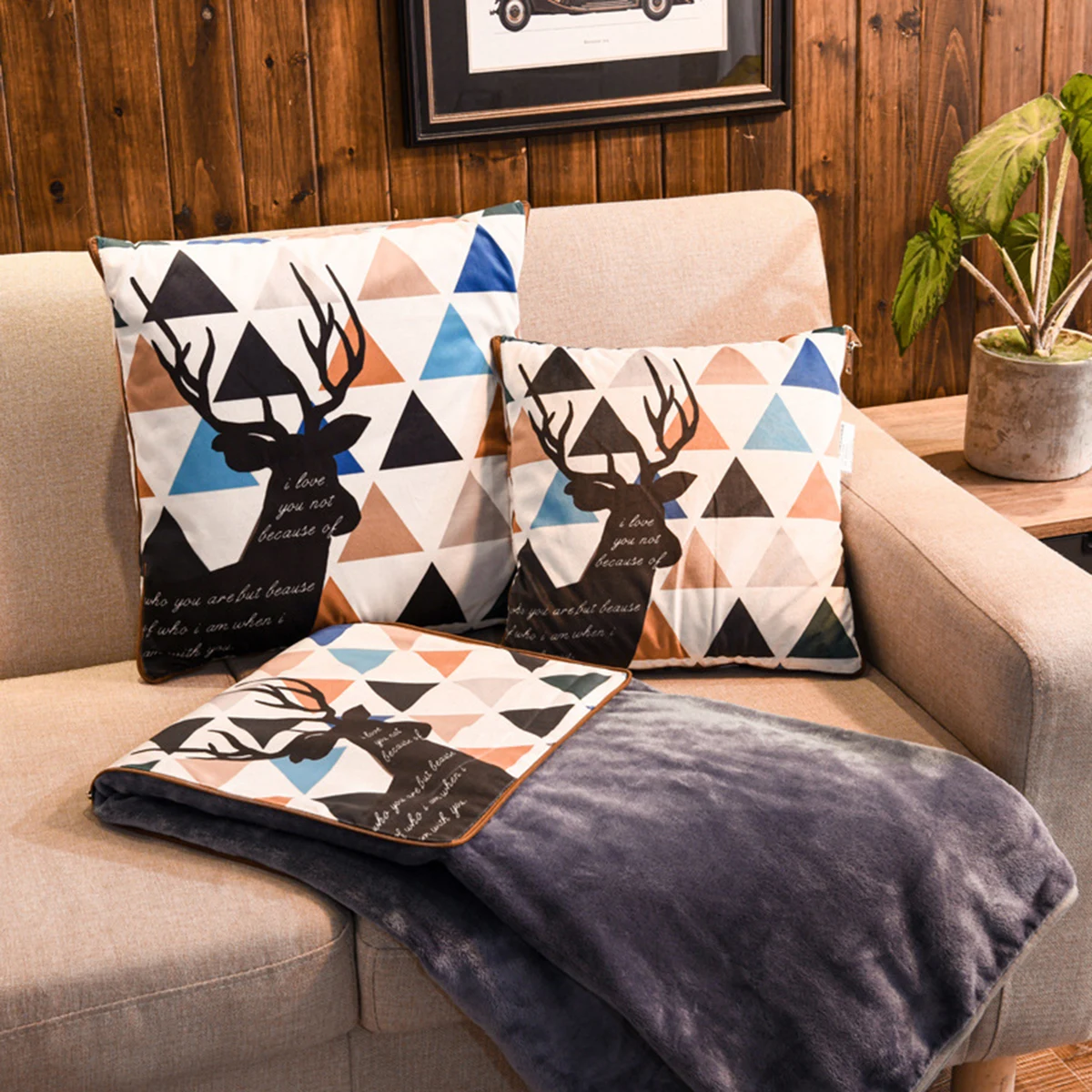 Comfortable Travel Blanket Pillow 1