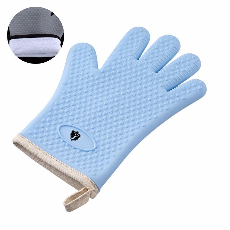 MOQ50 Silicone Oven Mitts Heat Resistant Microwave Gloves