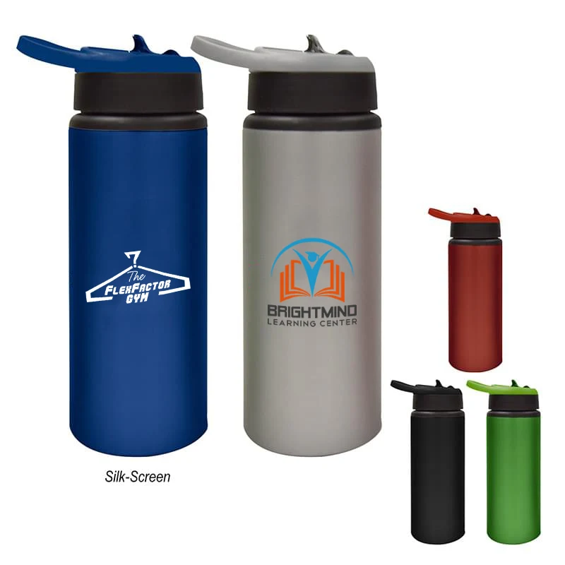 25 Oz. Rockford Aluminum Bike bottle, custom water bottle with logo imprint 1