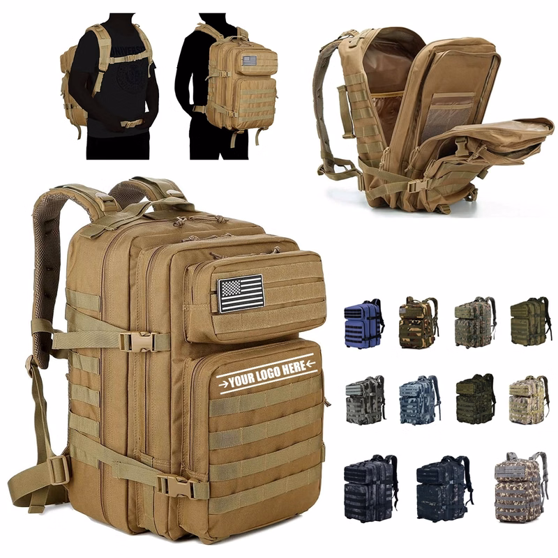 45L Molle Military Tactical Backpack