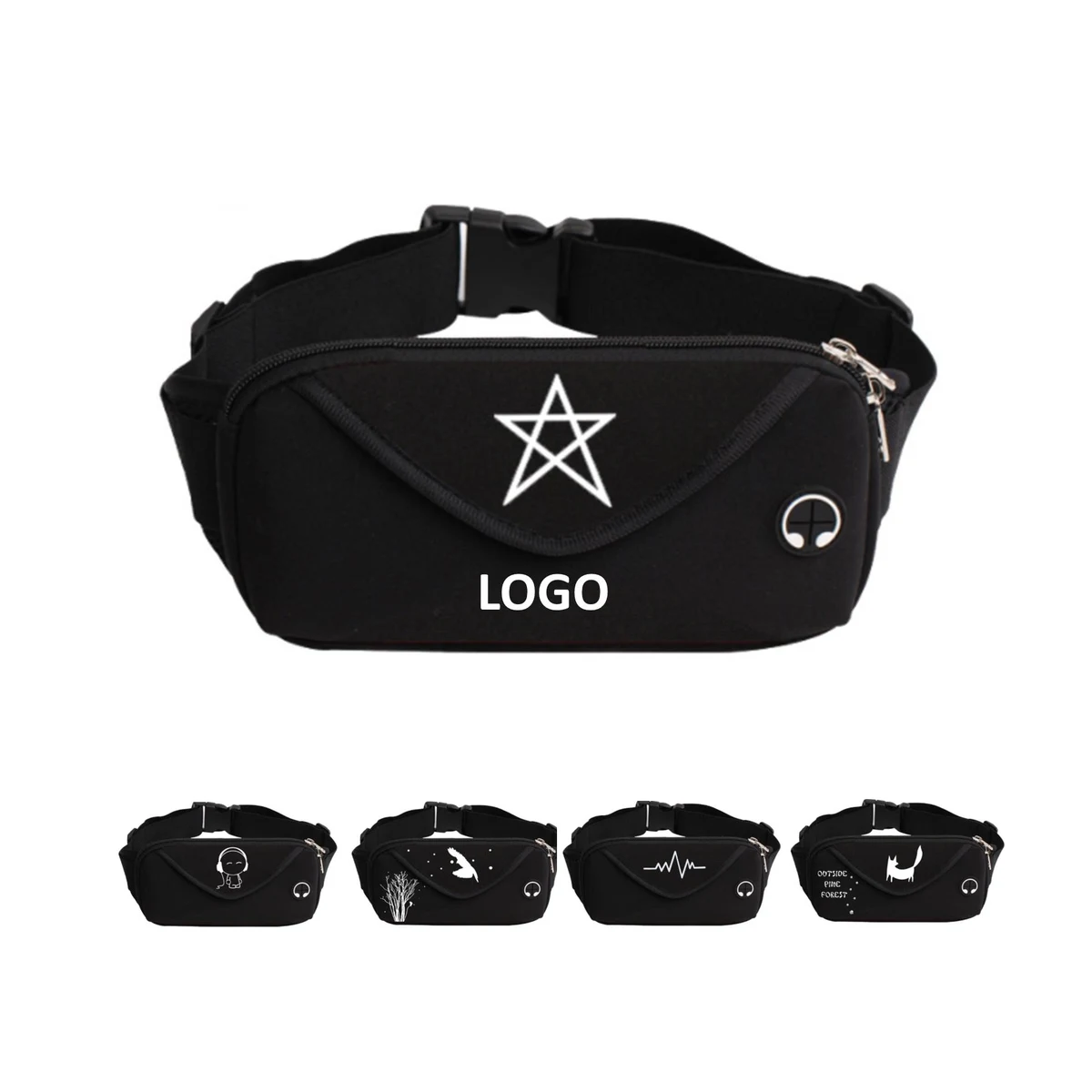 Outdoor Night Running Waist Belt Bag 1
