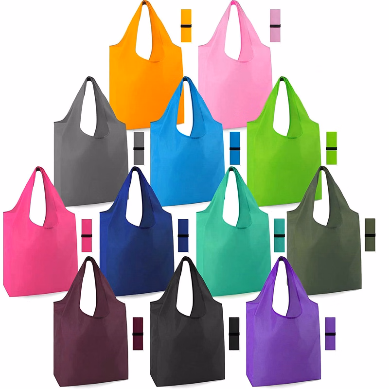 Multicolor Durable Machine Washable Grocery Bags