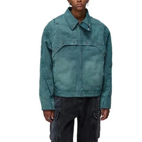 Men Plus Size Custom Canvas Jacket 1