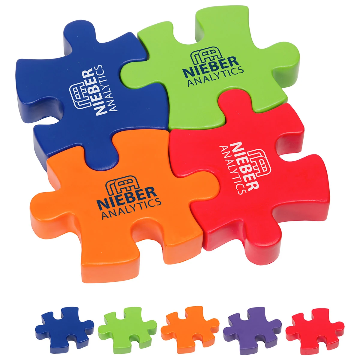 4-Piece Connecting Puzzle Set Stress Reliever 1