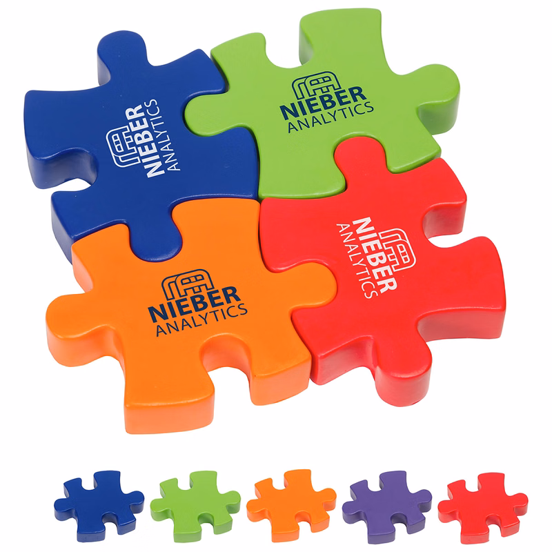 4-Piece Connecting Puzzle Set Stress Reliever