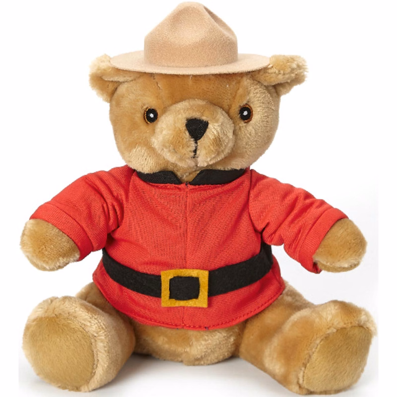10" Canadian Mountie Bear