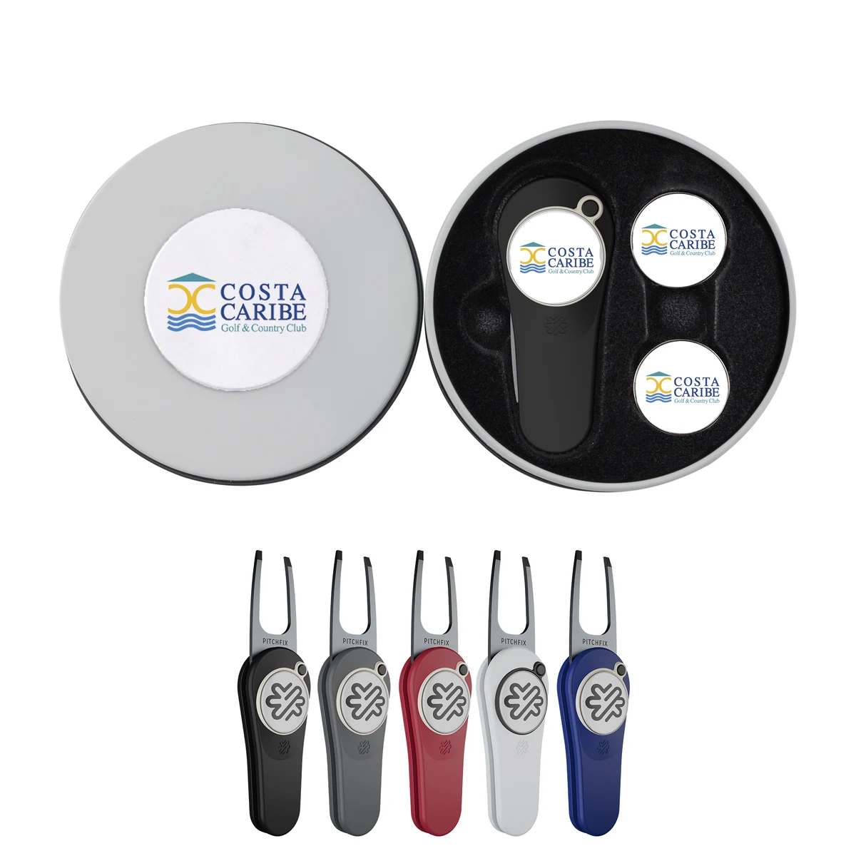Pitchfix Original 2.5 Golf Divot Tool Deluxe Gift Set 1