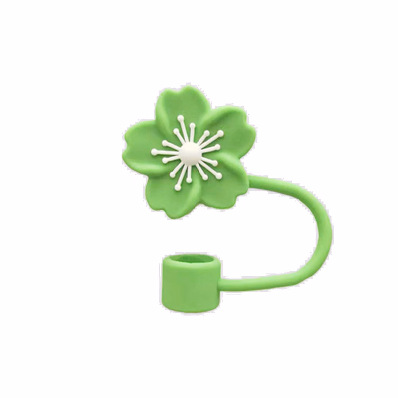 Food Grade Silicone Straw Dust Cap For 7 to 8 Millimeter Tube 1.5"